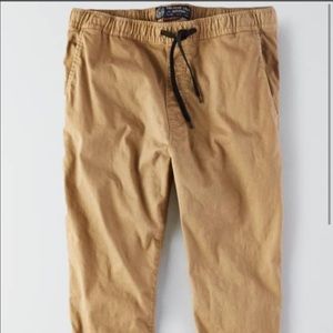 American Eagle khaki joggers